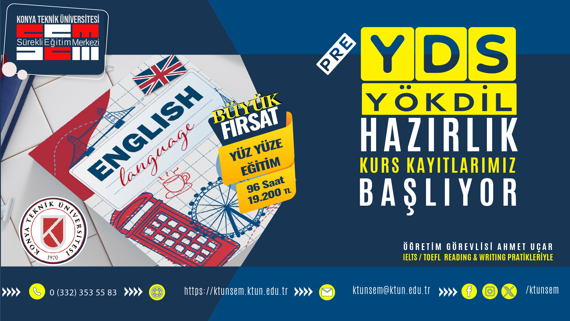 Pre YDS-YÖKDİL-IELTS-TOEFL